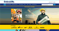 Desktop Screenshot of embroidme-northolmsted.com