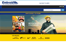 Tablet Screenshot of embroidme-northolmsted.com